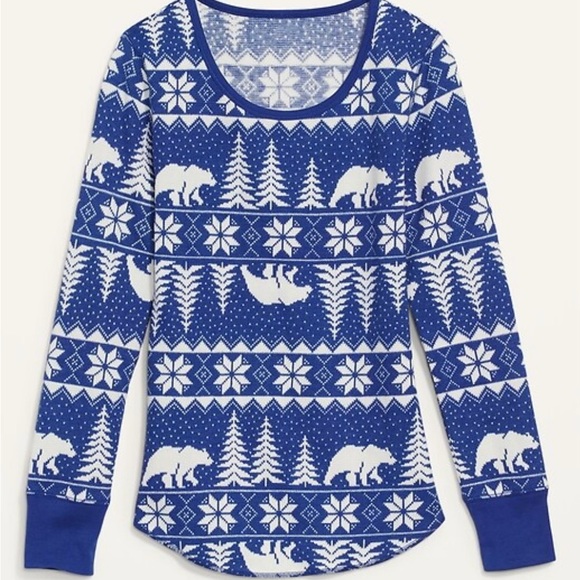 Old Navy Match the Fam PJ Set- SZ XL Tall Top- SZ XL bottom - Picture 3 of 7